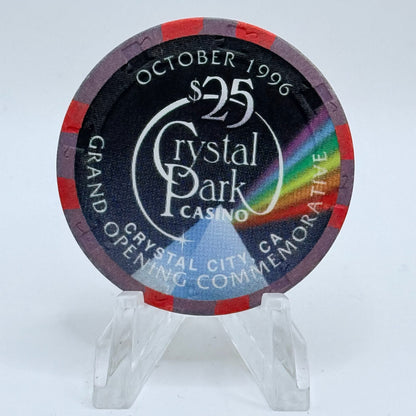 Crystal Park Casino Crystal City California 1996 'Year Of Boar' Series 2 LE $25 Casino Chip