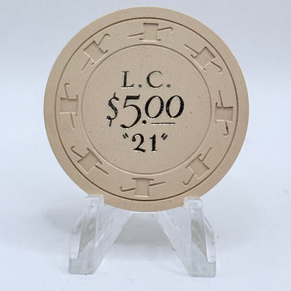 Little Casino Las Vegas Nevada 1964 $5  Casino Chip N3842
