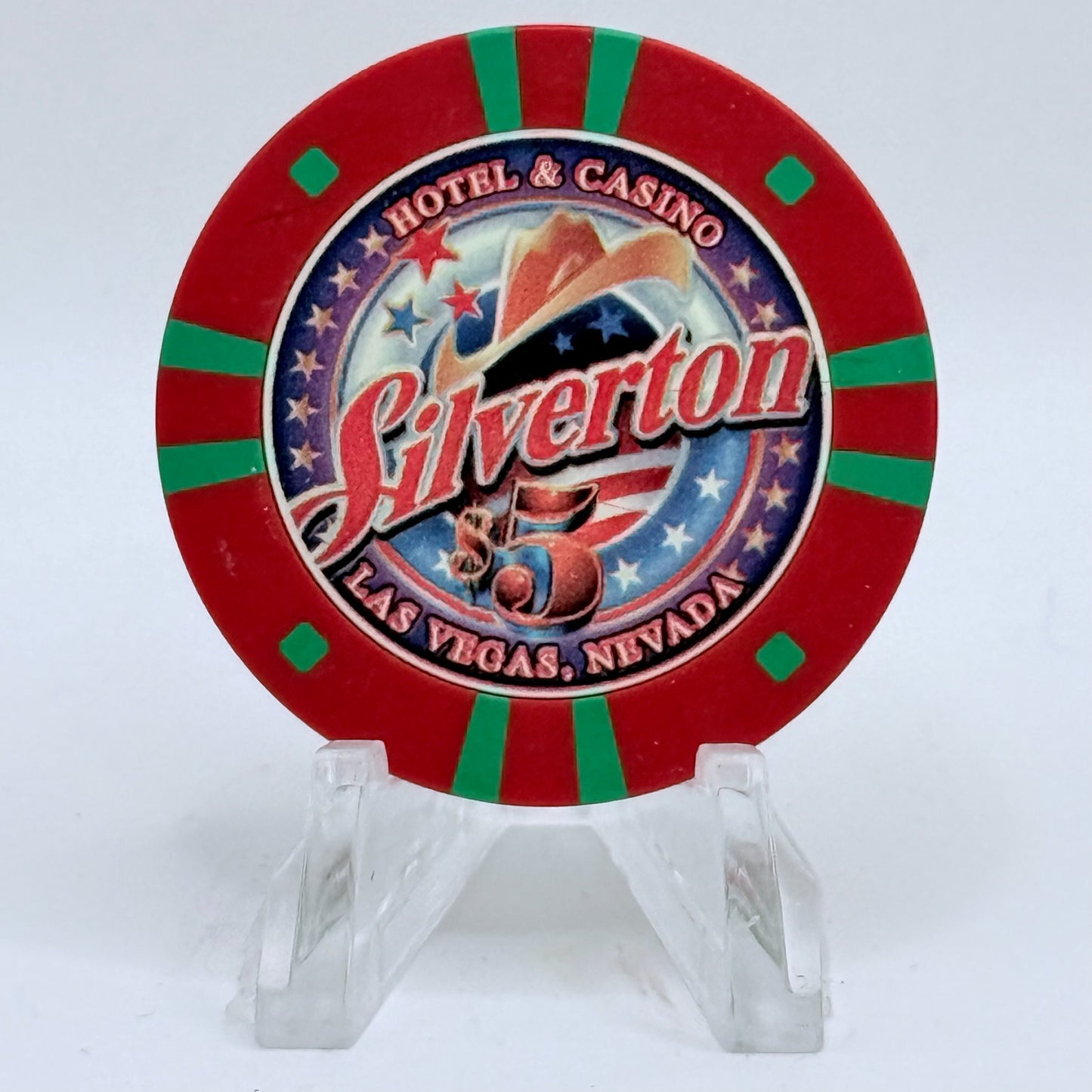 Silverton Las Vegas Nevada 2001 'St. Patricks Day' LE $5 Casino Chip V7590