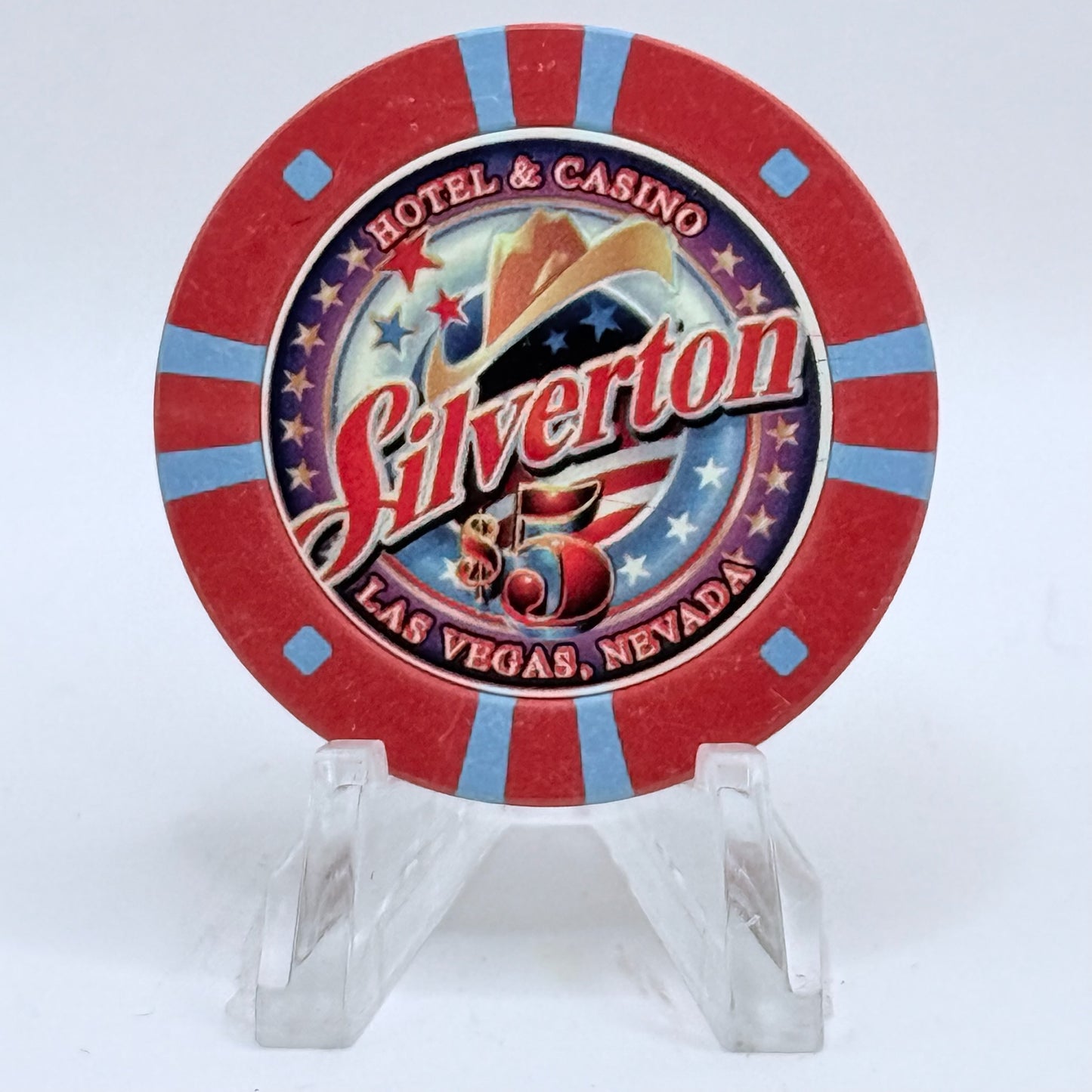 Silverton Las Vegas Nevada 2001 'Labor Day' LE $5 Casino Chip V9809