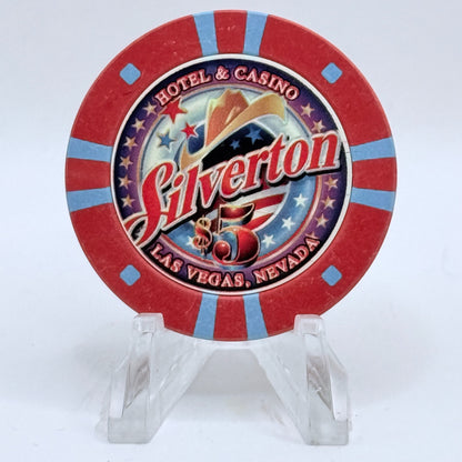 Silverton Las Vegas Nevada 2001 'Labor Day' LE $5 Casino Chip V9809