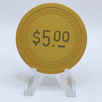 Lyon Hotel Yerington Nevada 1950 $5 Casino Chip E3181