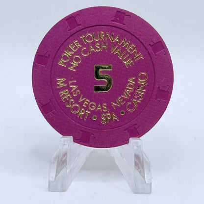 M Resort Spa Casino Las Vegas Nevada 03 Series 2 $5 NCV Casino Chip E9748