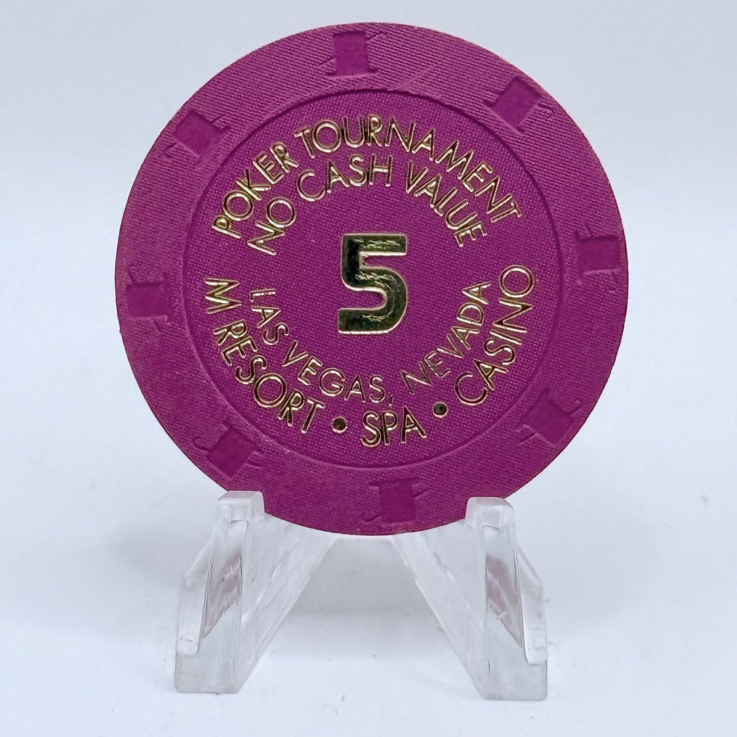 M Resort Spa Casino Las Vegas Nevada 03 Series 2 $5 NCV Casino Chip E9748