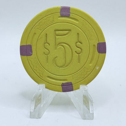 Matty's Club Las Vegas Nevada 1955 $5 Casino Chip N8732
