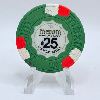 Maxim Las Vegas Nevada 1977 $25 Casino Chip N4608.1