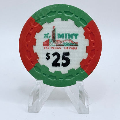 The Mint Hotel Casino Las Vegas Nevada 1964 $25 Casino Chip N6960 *VERY NICE CONDITION