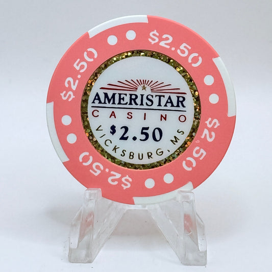 Ameristar Vicksburg Mississippi $2.50 Casino Chip