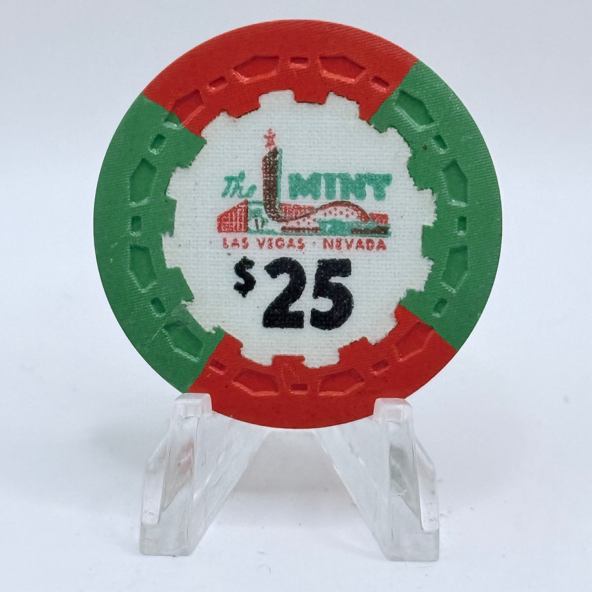 The Mint Hotel Casino Las Vegas Nevada 1964 $25 Casino Chip N6960 *VERY NICE CONDITION