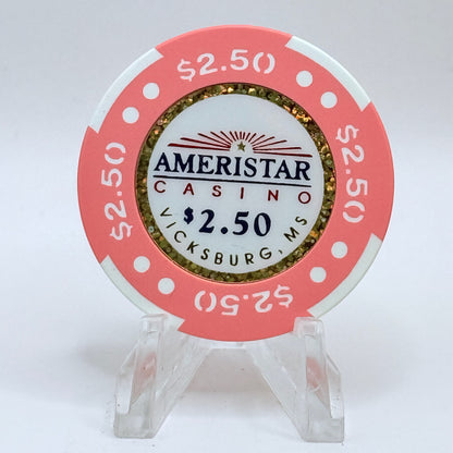 Ameristar Vicksburg Mississippi $2.50 Casino Chip