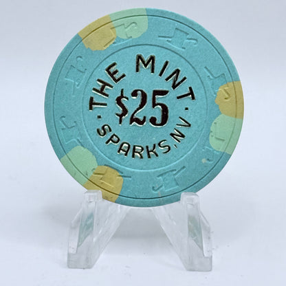 The Mint Casino Sparks Nevada 1989 $25 Casino Chip V6950