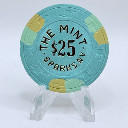 The Mint Casino Sparks Nevada 1989 $25 Casino Chip V6950