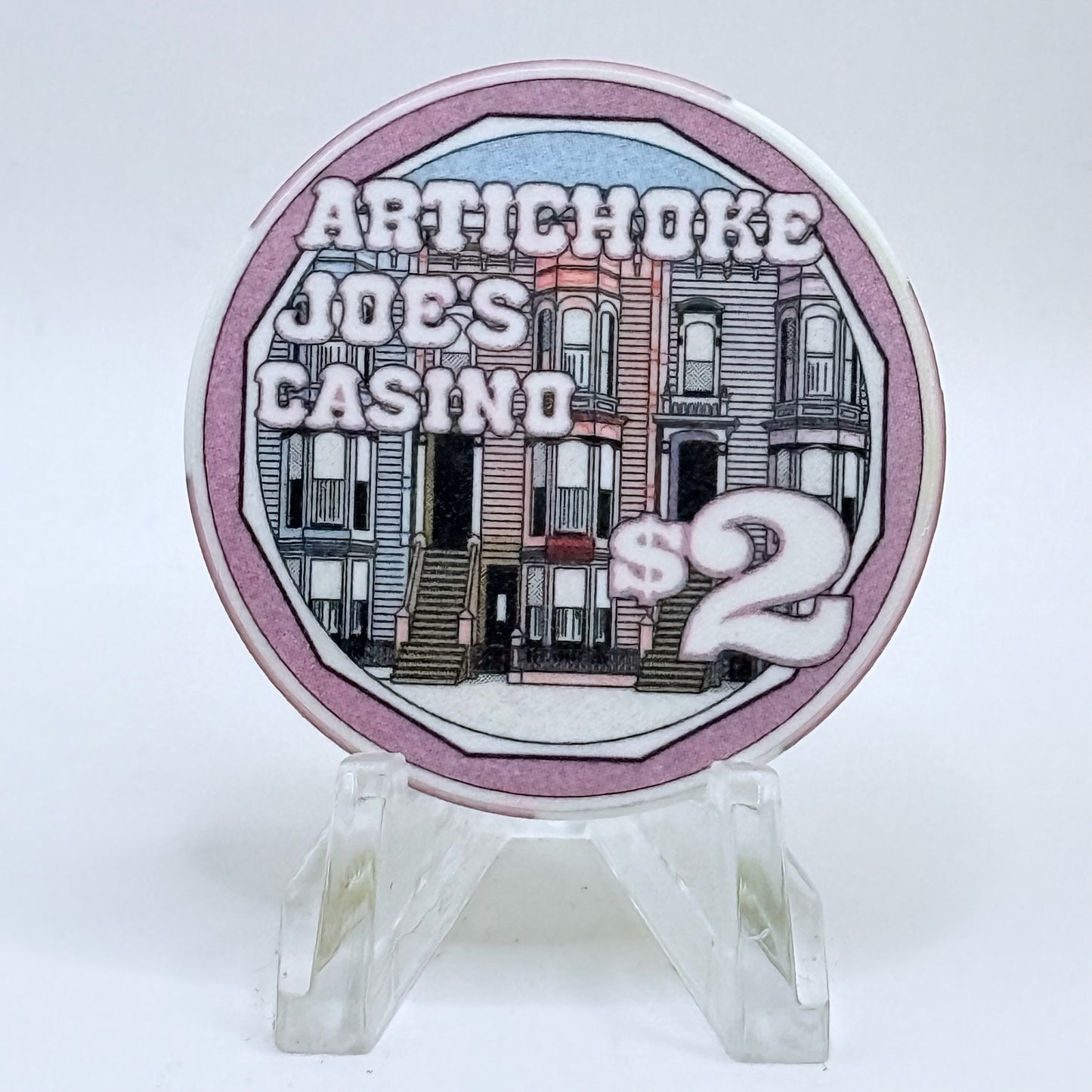 Artichoke Joe's San Bruno California $2 Casino Chip