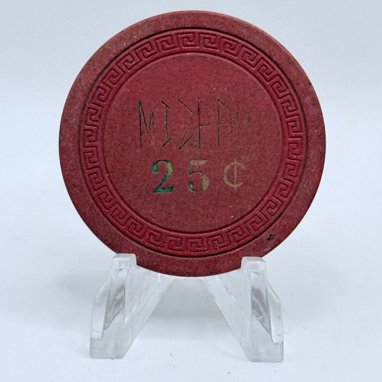 Mizpah Hotel Tonopah Nevada 1956 $0.25 Casino Chip N7374