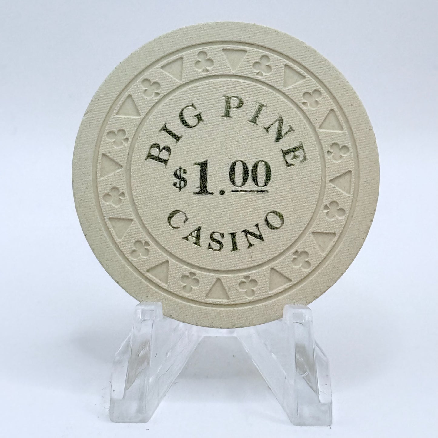 Sierra Springs Casino Big Pine California $1 Casino Chip