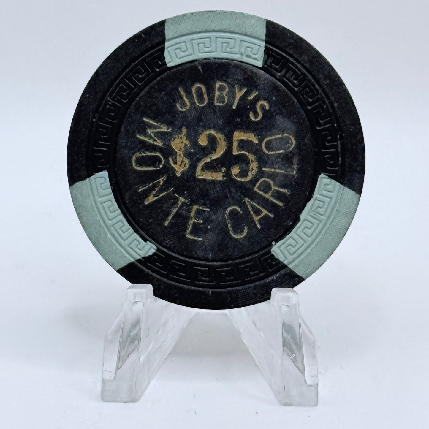 Joby’s Monte Carlo Crystal Bay Nevada 1960 $25 Casino Chip E8777