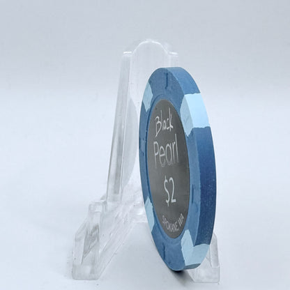 Black Pearl Card Room Spokane Valley Washington $2 Casino Chip