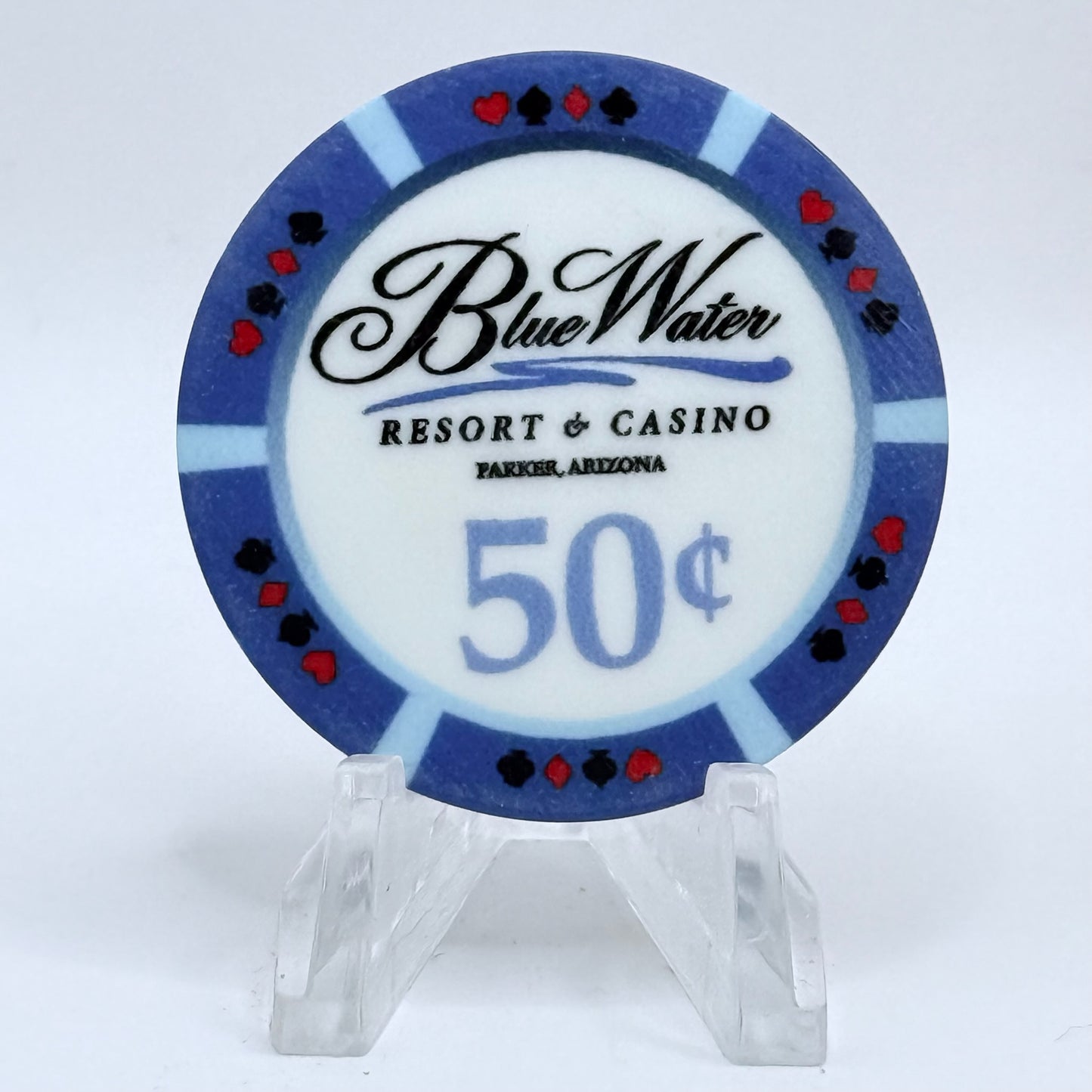 Blue Water Casino Parker Arizona 2021 $0.50 Casino Chip