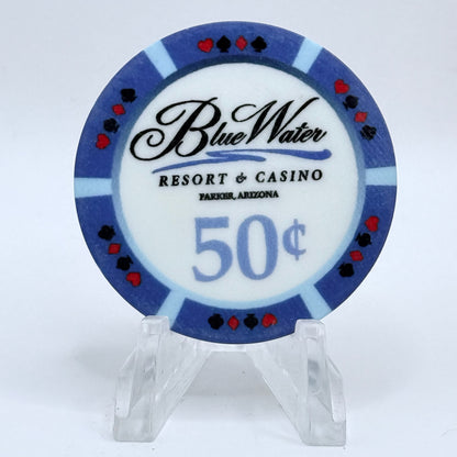Blue Water Casino Parker Arizona 2021 $0.50 Casino Chip