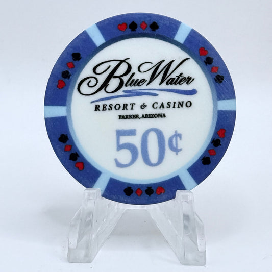Blue Water Casino Parker Arizona 2021 $0.50 Casino Chip