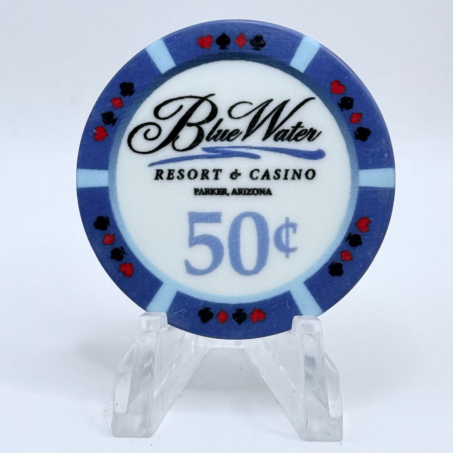 Blue Water Casino Parker Arizona 2021 $0.50 Casino Chip