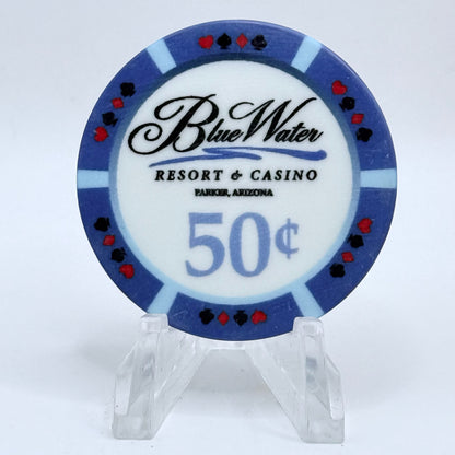 Blue Water Casino Parker Arizona 2021 $0.50 Casino Chip