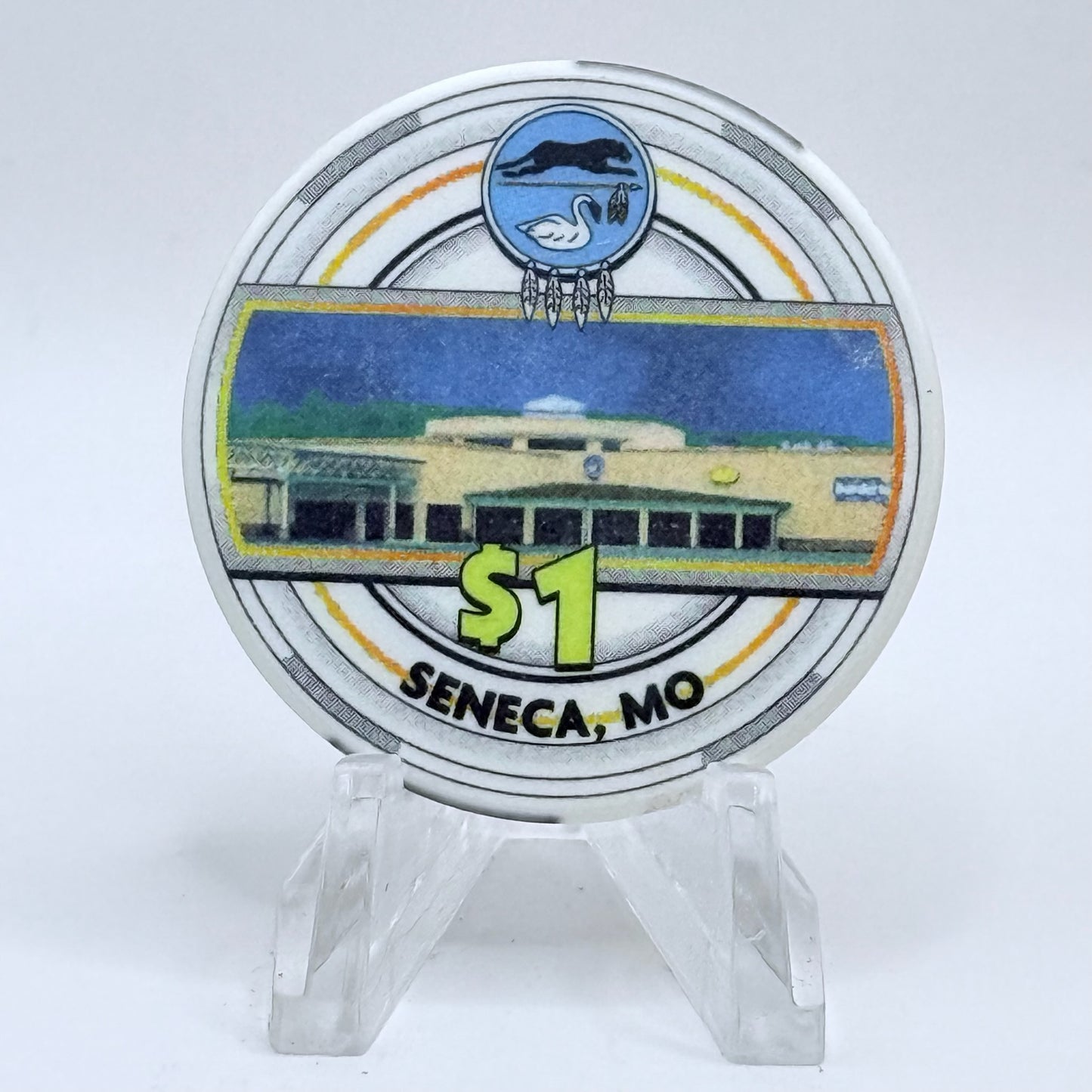 Bordertown Casino West Seneca Oklahoma $1 Casino Chip