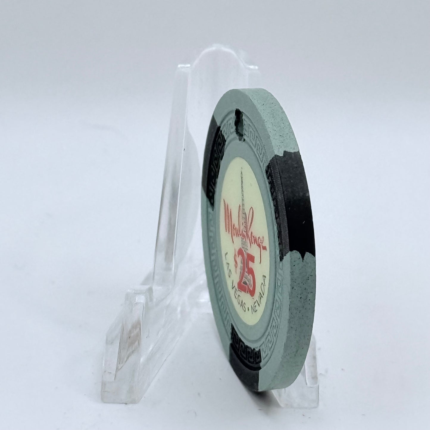Moulin Rouge Las Vegas Nevada 1955 Drilled $25 Casino Chip N1941.C