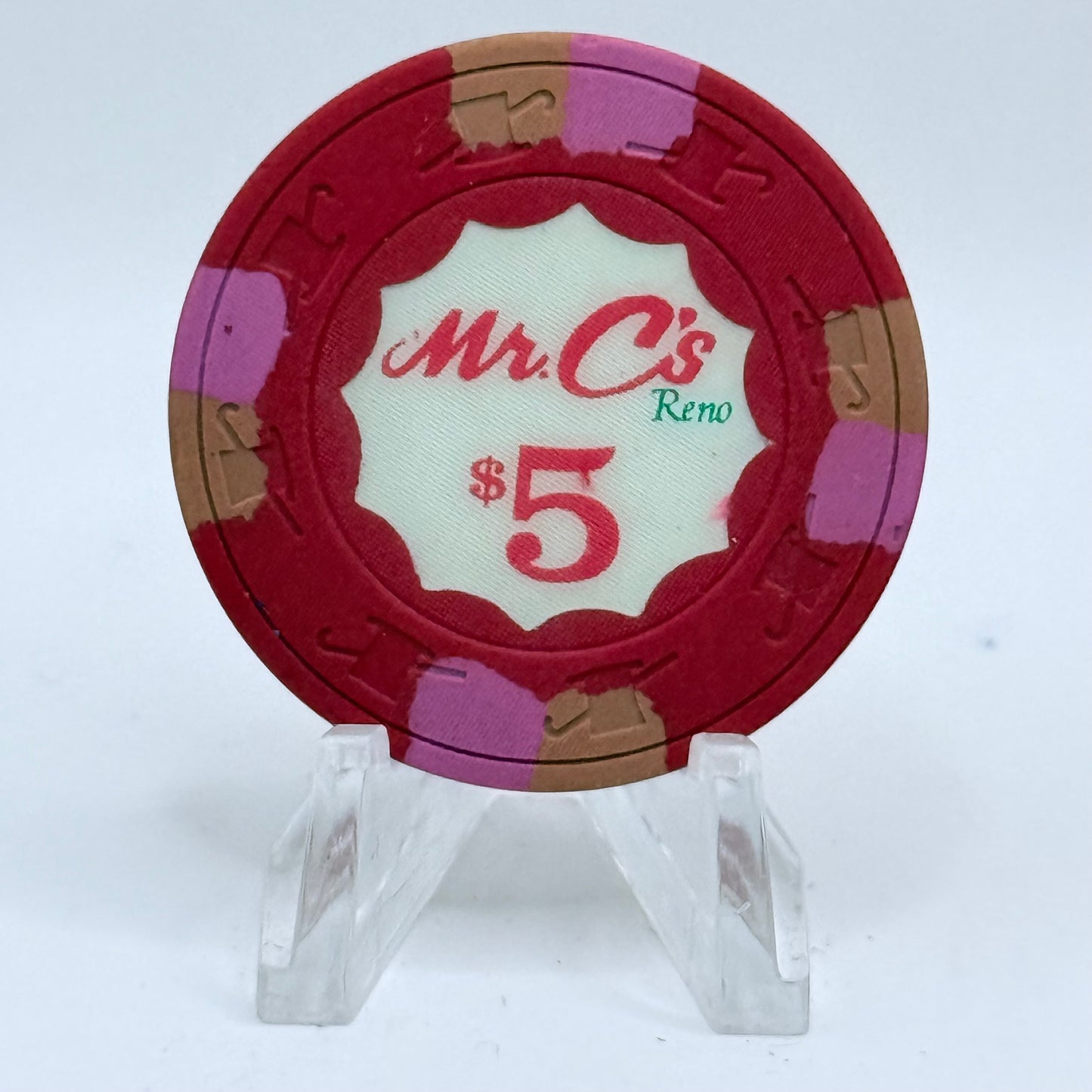 Mr. C's Casino Reno Nevada 1981 $5 Casino Chip N6189