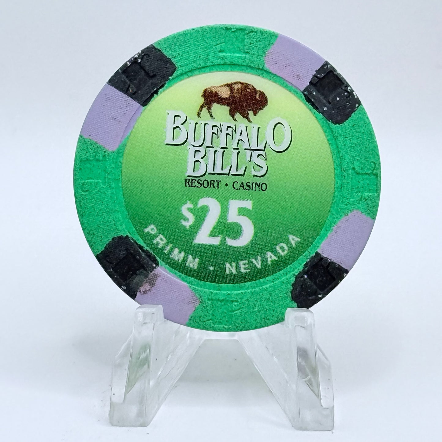 Buffalo Bill's Primm Nevada 1997 $25 Casino Chip N9384