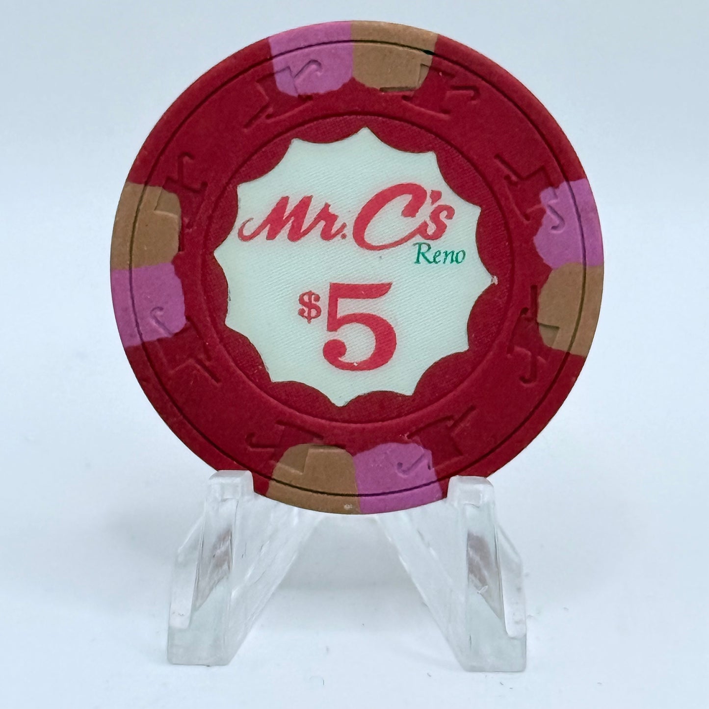 Mr. C's Casino Reno Nevada 1981 $5 Casino Chip N6189