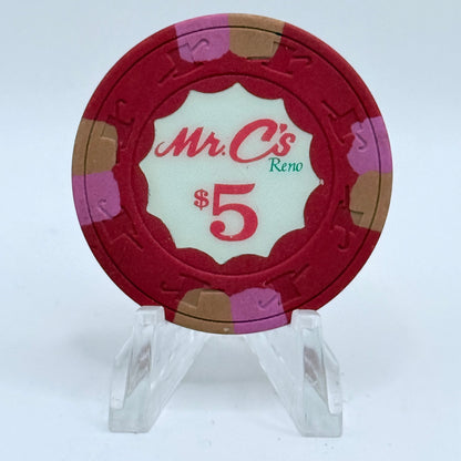 Mr. C's Casino Reno Nevada 1981 $5 Casino Chip N6189