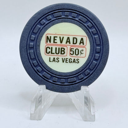 Nevada Club Casino Las Vegas Nevada 1950's $.50 Casino Chip N7630