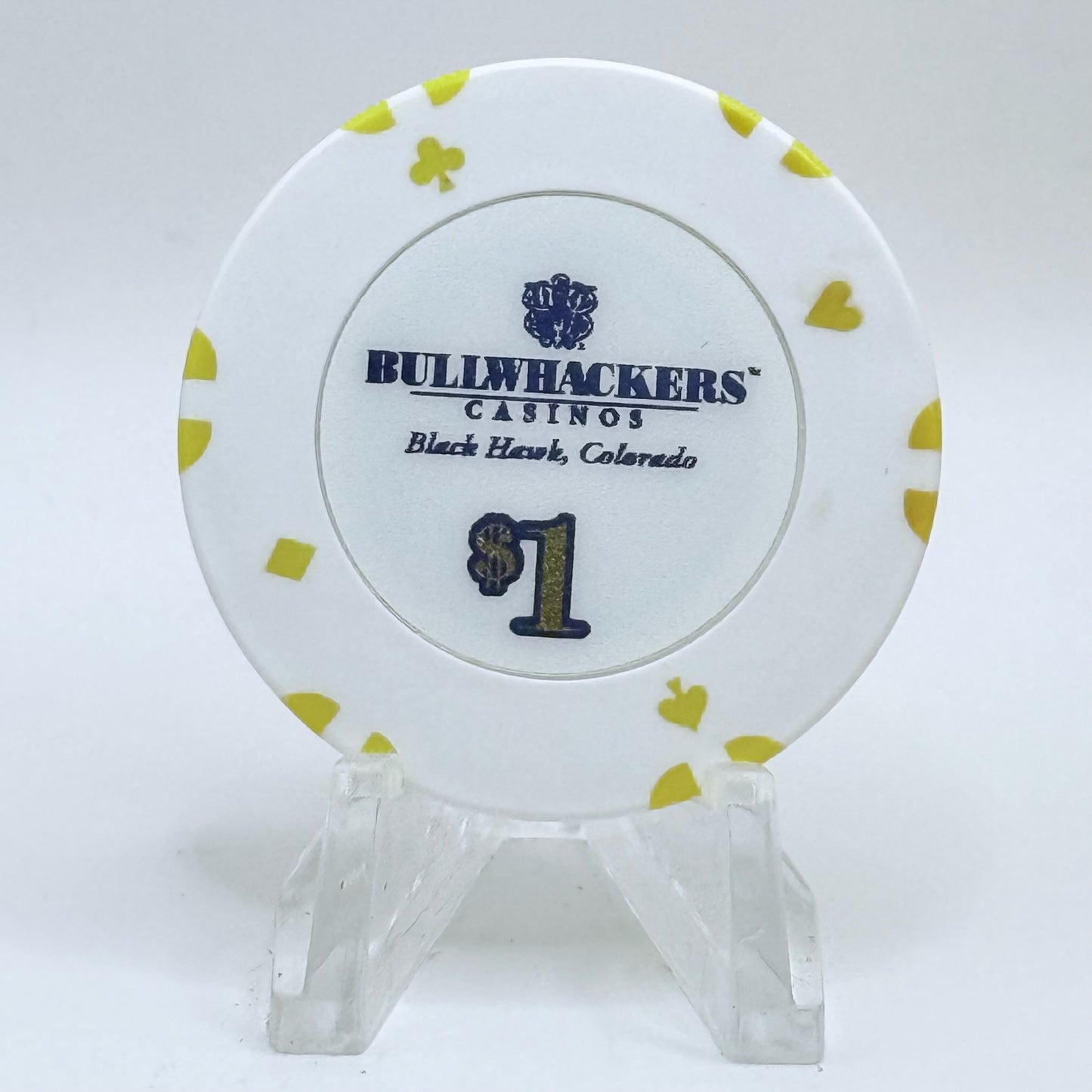 Bullwhackers Black Hawk Black Hawk Colorado $1 Casino Chip