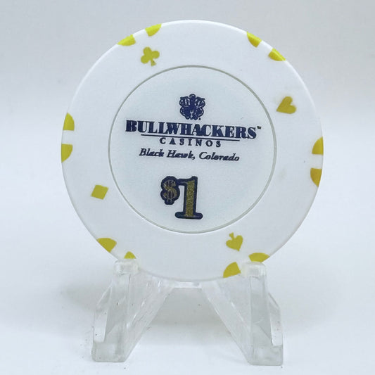 Bullwhackers Black Hawk Black Hawk Colorado $1 Casino Chip
