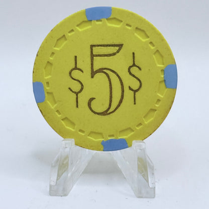 Nevada Club Hawthorne Nevada 1953  $5 Casino Chip N8198