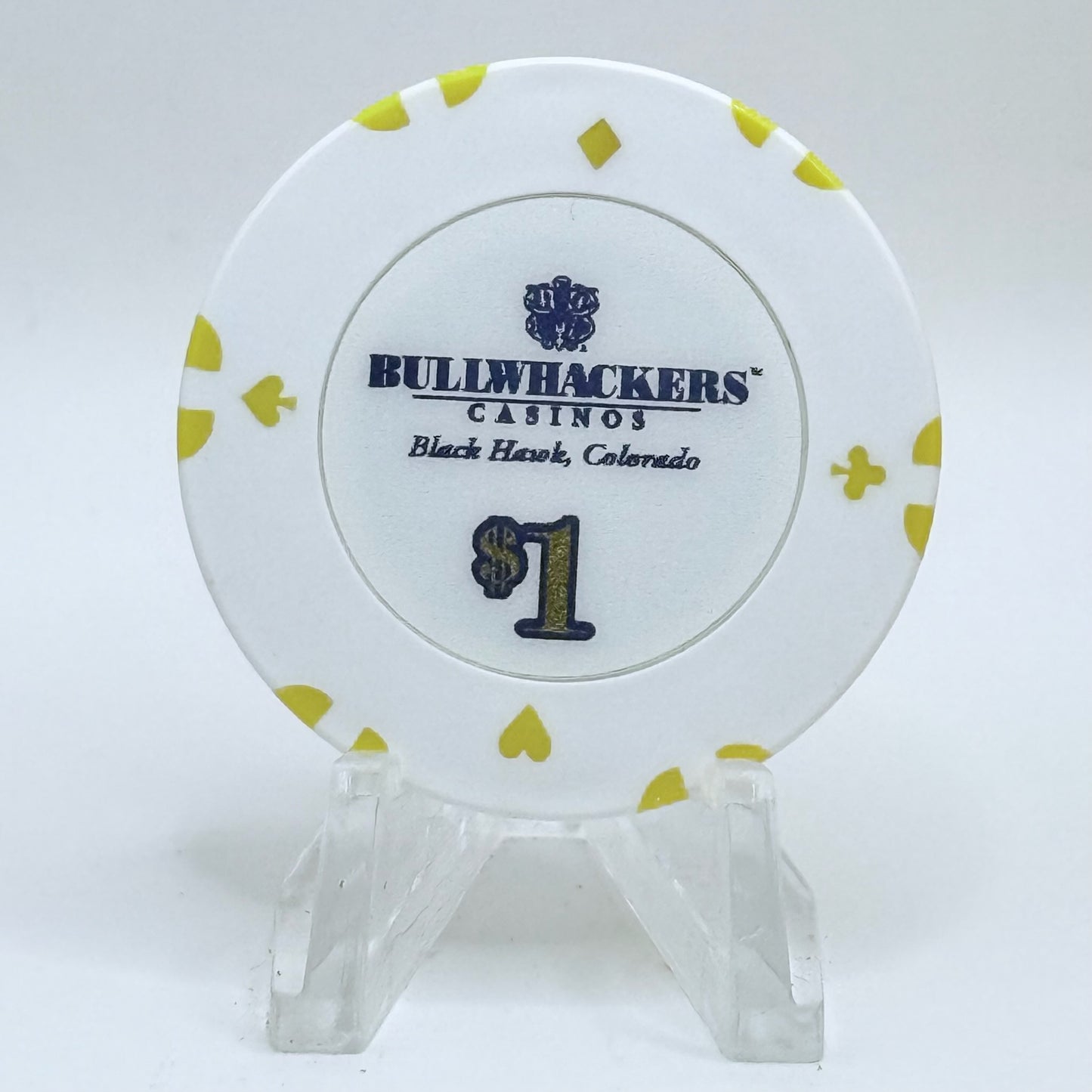 Bullwhackers Black Hawk Black Hawk Colorado $1 Casino Chip