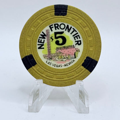 New Frontier Las Vegas Nevada 1955 $5 Casino Chip N1674