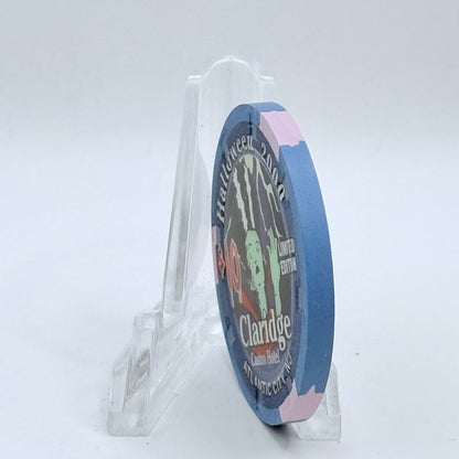 Claridge Atlantic City New Jersey 2000 'Halloween' LE $10 Casino Chip