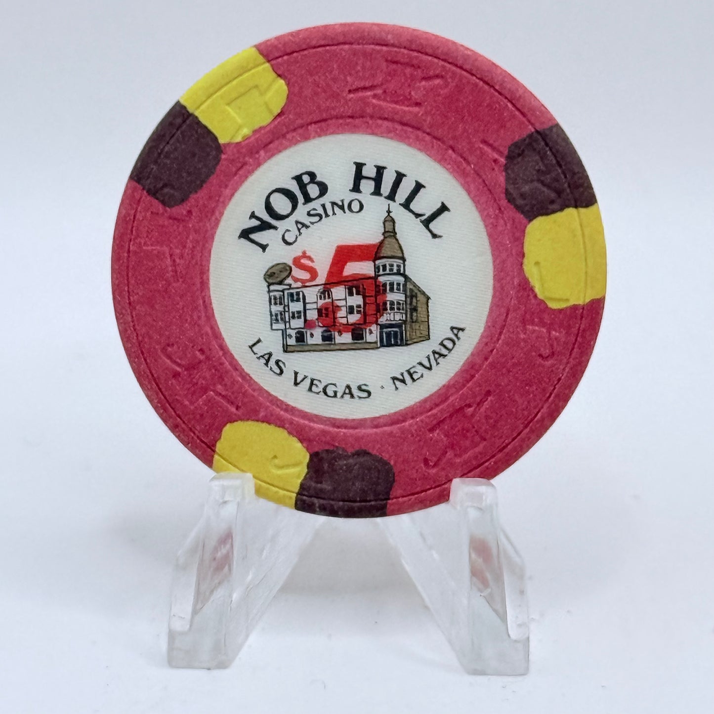 Nob Hill Casino Las Vegas Nevada 1979 $5 Casino Chip N1967