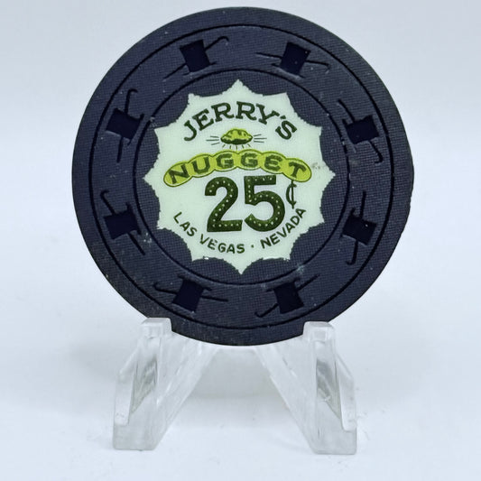 Nugget "Jerry’s" Las Vegas Nevada 1960's $.25 Chip N1974