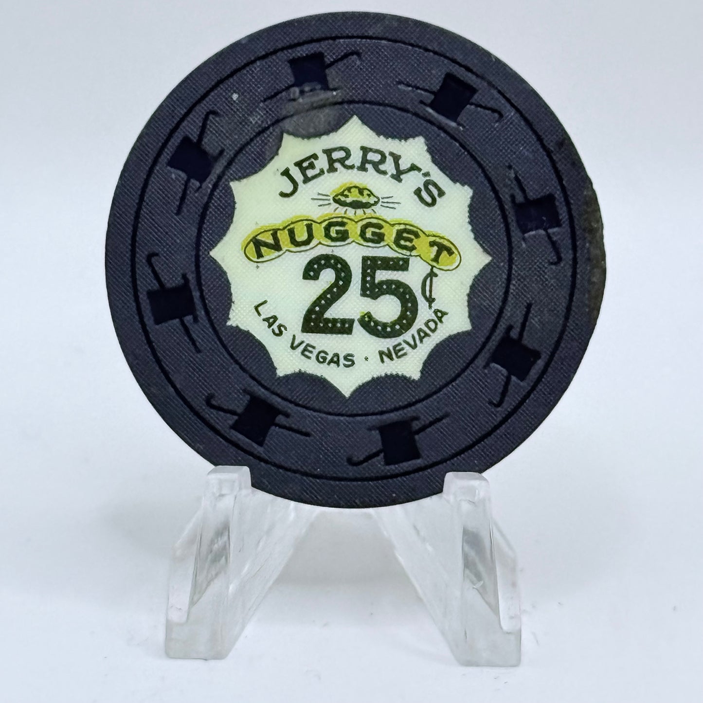 Nugget "Jerry’s" Las Vegas Nevada 1960's $.25 Chip N1974