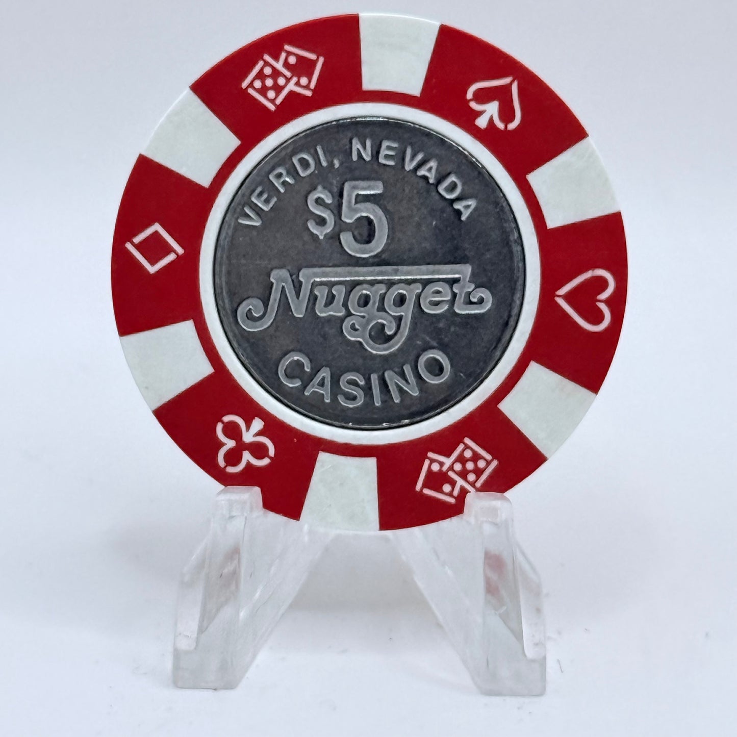 Verdi Nugget Casino Verdi Nevada 1985 $5 Casino Chip N0891