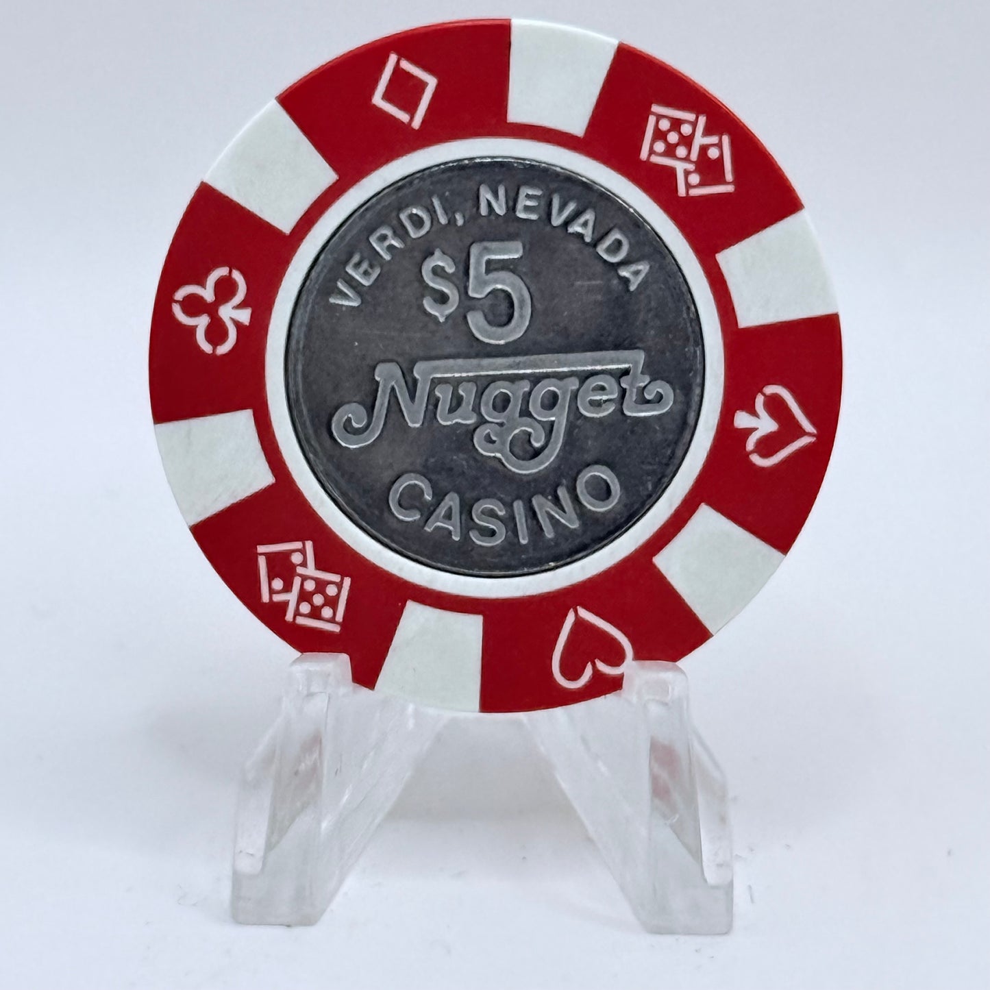 Verdi Nugget Casino Verdi Nevada 1985 $5 Casino Chip N0891