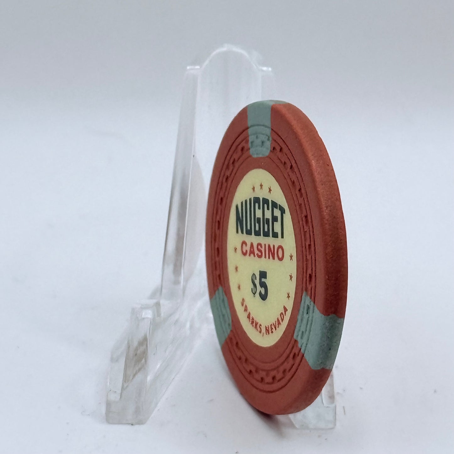 Sparks Nugget Sparks Nevada 1950s $5 Casino Chip N5396
