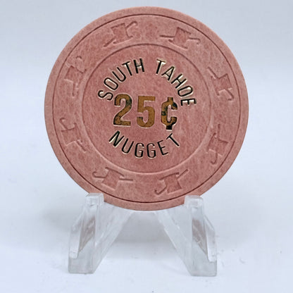South Tahoe Nugget Stateline Nevada 1978 $0.25 Casino Chip N3084