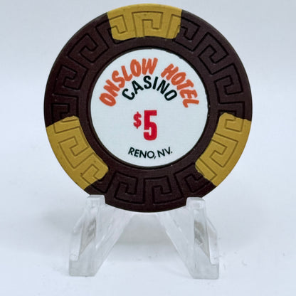 Onslow Hotel Casino Reno Nevada 1983 $5 Casino Chip N5412