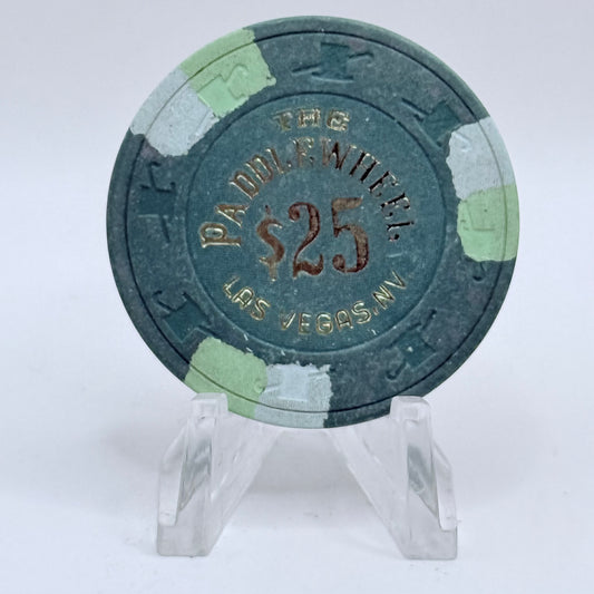 Paddlewheel Casino Las Vegas Nevada 1984 $25 Chip N4251