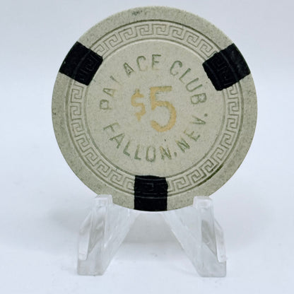 Palace Club Fallon Nevada 1954 $5 Casino Chip N3299