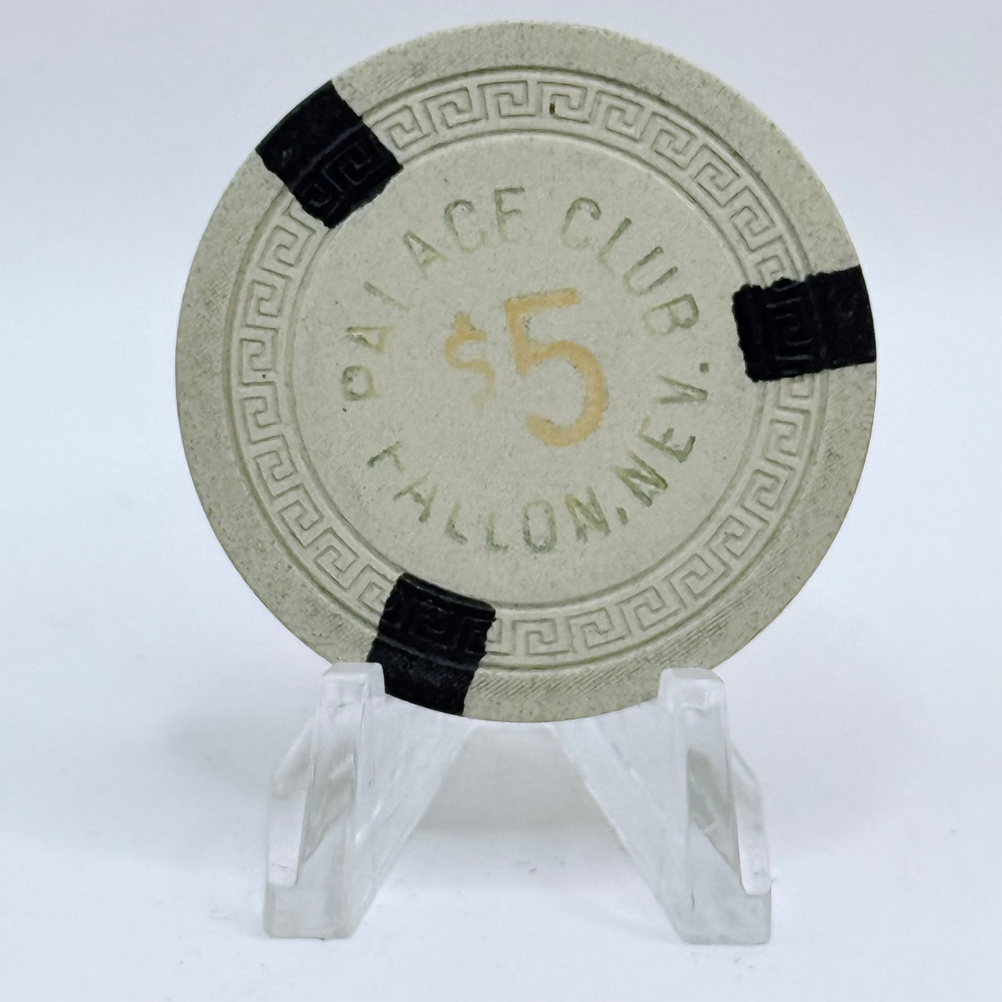 Palace Club Fallon Nevada 1954 $5 Casino Chip N3299